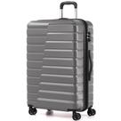 Mala de Viagem Coolife 71 cm Rígida com Rodinhas Spinner e Cadeado TSA Cinza Mala de Viagem Coolife 71 cm Rígida com Rodinhas Spinner e Cadeado TSA Cinza