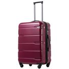 Mala de Viagem Coolife Expansível 71L (28in) - Rosa Radiante Mala de Viagem Coolife Expansível 71L (28in) - Rosa Radiante