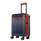 Mala de Viagem de Bordo 10Kg Pequena SESTINI Evidence 1T Azul Cadeado TSA Ziper Expansor Rodas Duplas Super Resistente e Leve