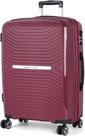 Mala de Viagem de bordo, 10kg, Polipropileno, Zíper Antifurto, Expansível, Rodas Duplas Polo King Vinho, Bordo