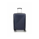 Mala de viagem de bordo pequena 10kg anac rodas 360 - azul marinho - 33x47x20cm