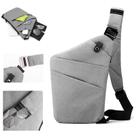 Mala de Viagem Elloy Doc Anti-Furto - Sling Crossbody Cinza Mala de Viagem Elloy Doc Anti-Furto - Sling Crossbody Cinza