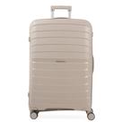 Mala de Viagem Grande 32 Kg Polipropileno 4 Rodas Rover Off White