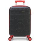 Mala de Viagem Grande ABS Rigida Cadeado Mickey Mouse Preta