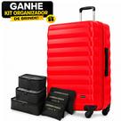 Mala de Viagem Grande Com Brinde Organizador Para Despachar 23kg e 32kg Muito Resistente, Original Sestini com Garantia Vitalícia