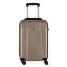 Mala De Viagem Grande Em Abs Ika Continental Cadeado Embutido Rodas Giro 360 - Champagne, G