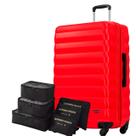 Mala de Viagem Grande Para Despachar 23kg Muito Resistente Original Sestini com Garantia Vitalícia e Kit Organizador