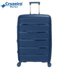 Mala de Viagem Grande POLIPROPILENO CRUZEIRO capacidade 30kg Expansiva Cadeado TSA Giratória 360º Rodas Duplas 6016G