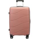Mala de Viagem Grande Porte Rodas 360 em ABS Resistente Cadeado com Segredo Cruzeiro 6007-M28