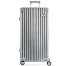 Mala de Viagem Grande Ultra Ampla Policarbonato 4 Rodas Kyoto Trunk Prata