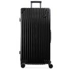 Mala de Viagem Grande Ultra Ampla Policarbonato 4 Rodas Kyoto Trunk Prata