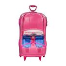 Mala De Viagem Infantil Com Rodinha Tripla Barbie Conversível 3D Max Toy DIPLOMATA