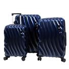 Mala De Viagem Kit Conjunto Com 3 peças P M E G Rodas Duplas avalon