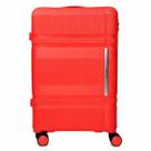 Mala De Viagem Média 23 Kg Pp leve 69L rodas duplas 360 Segredo tipo Tsa Atlas