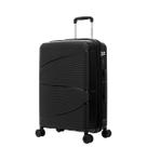 Mala de Viagem Média 23kg Expansiva PP Sestini JOY 41144 Cor Preto Mala de Viagem Média 23kg Expansiva PP Sestini JOY 41144 Cor Preto