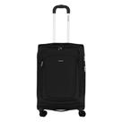 Mala de Viagem Media em Poliester Samsonite Kick Air Cadeado Tsa e Rodas Duplas 360º Preta