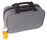 Mala de viagem Medicine RX Safe Medication com TSA Lock Grey