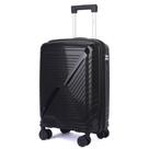 Mala de Viagem Pequena 10kg Bordo 360º Polipropileno Rígida Cruzeiro 6010M Cor:Preto