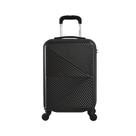 Mala de Viagem Pequena Bordo ABS Rodas 360 Removíveis Cadeado Código - YINS - YS21116P - PRETA
