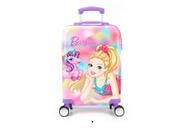 Mala de Viagem Pequena Bordo Barbie Rosa - Luxcel