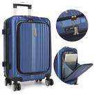 Mala de viagem pequena bordo c/ compartimento p/ notebook
