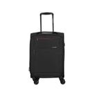Mala de Viagem Pequena Bordo Poliéster Expansível Rodas 360 Cadeado TSA Samsonite Bahia Lite - PRETA