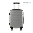 Mala de Viagem Pequena de Bordo 10kg ABS com alça e 4 Rodinhas Multmaxx Prata Mala de Viagem Pequena de Bordo 10kg ABS com alça e 4 Rodinhas Multmaxx Prata