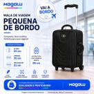 Mala de Viagem Pequena de bordo com 2 rodinhas fixas e 2 alças medidas conforme ANAC para levar na cabine
