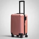 Mala de Viagem Pequena de Bordo RZNL com rodinhas 360º graus conforme ANAC Medidas 55x34x23 cm em material ABS Policarbonato mais resistente e leve