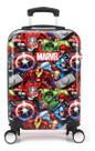 Mala de viagem pequena marvel avengers vermelho mf10422ag-vm