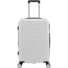 Mala de Viagem Porte Grande Rodas 360 ABS Resistente Cadeado com Segredo Zíper Expansivo Cruzeiro 3004-M28