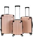 Mala de Viagem Rockland London Hardside Expansível Bege - 20, 24 e 28 Polegadas