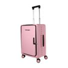 Mala de Viagem Rosa Dobrável Grande Stillus Compacta Bagagem