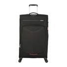 Mala de Viagem SUMMERFUNK Preto Grande ORIGINAL Com Expansor TSA 100 Poliéster Cadeado TSA Bolso Frontal Super Leve Rodas Dupla Giratória Resistente