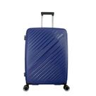 Mala de Viagem SWISSLAND Juno Média 23KG Ziper Expansor Azul Cadeado TSA Super Leve e Resistente