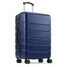 Mala de Viagem Zibbizo Hard Shell 24 Polegadas com Trava TSA - Azul