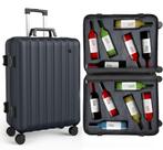 Mala de vinho Boldworks Mala de vinho para aviões 12 garrafas