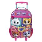 Mala Escolar G C/ Rodinhas + Squeeze 340ml Infantil Menina Rosa Super Gatinhos Disney Mala Escolar G C/ Rodinhas + Squeeze 340ml Infantil Menina Rosa Super Gatinhos Disney