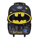 Mala Escolar Rodinhas G Batman DC Super Friends Dermiwil