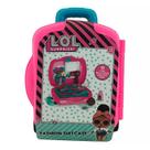 Mala Fashion Suitcase LOL Surprise com Rodinhas e Acessórios 9828 - Candide