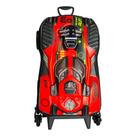 Mala Infantil Com Rodinha Tripla Hot Wheels Dune A Soar Motor Cromado Max Toy DIPLOMATA Vermelho