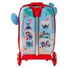 Mala Infantil Escolar Stitch Praia 3D com Rodas Triplas 3857AM24 - Diplomata Mala Infantil Escolar Stitch Praia 3D com Rodas Triplas 3857AM24 - Diplomata