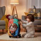 Mala Infantil Harry Potter Casas 3D com Rodinhas Multicolorida Puxador Retrátil Resistente Mala Infantil Harry Potter Casas 3D com Rodinhas Multicolorida Puxador Retrátil Resistente
