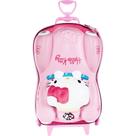 Mala Infantil Hello Kitty 3D com Rodinhas Rosa
