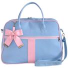 Mala Maternidade Laço Charme Rosa e Azul