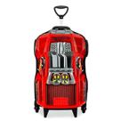 Mala Mochila Infantil 3d Hotwheels Dawgzilla Vermelha Rodinha Tripla Mala Mochila Infantil 3d Hotwheels Dawgzilla Vermelha Rodinha Tripla