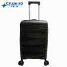 Mala Pequena de Bordo POLIPROPILENO CRUZEIRO 10kg Expansiva Giratória 360 Cadeado Segredo Rodas Duplas 6008P