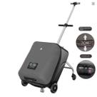 Mala Qbox Cinza Carrinho Bebê Sentado 40 Litros Resistente
