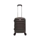 Mala Viagem Bordo Expansiva Rigida Roda Dupla 360 Mao Aviao Cadeado Padrao Anac pequena 8kg Marrom
