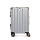 Mala Viagem Bordo Medida 57x37x21 10kgs Rodinhas 360 Cor Prata